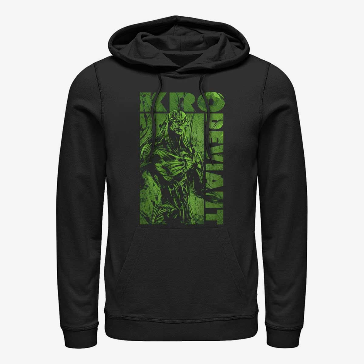 Sweatshirts Merch Marvel: Eternals - Green Kro Unisex Hoodie Black