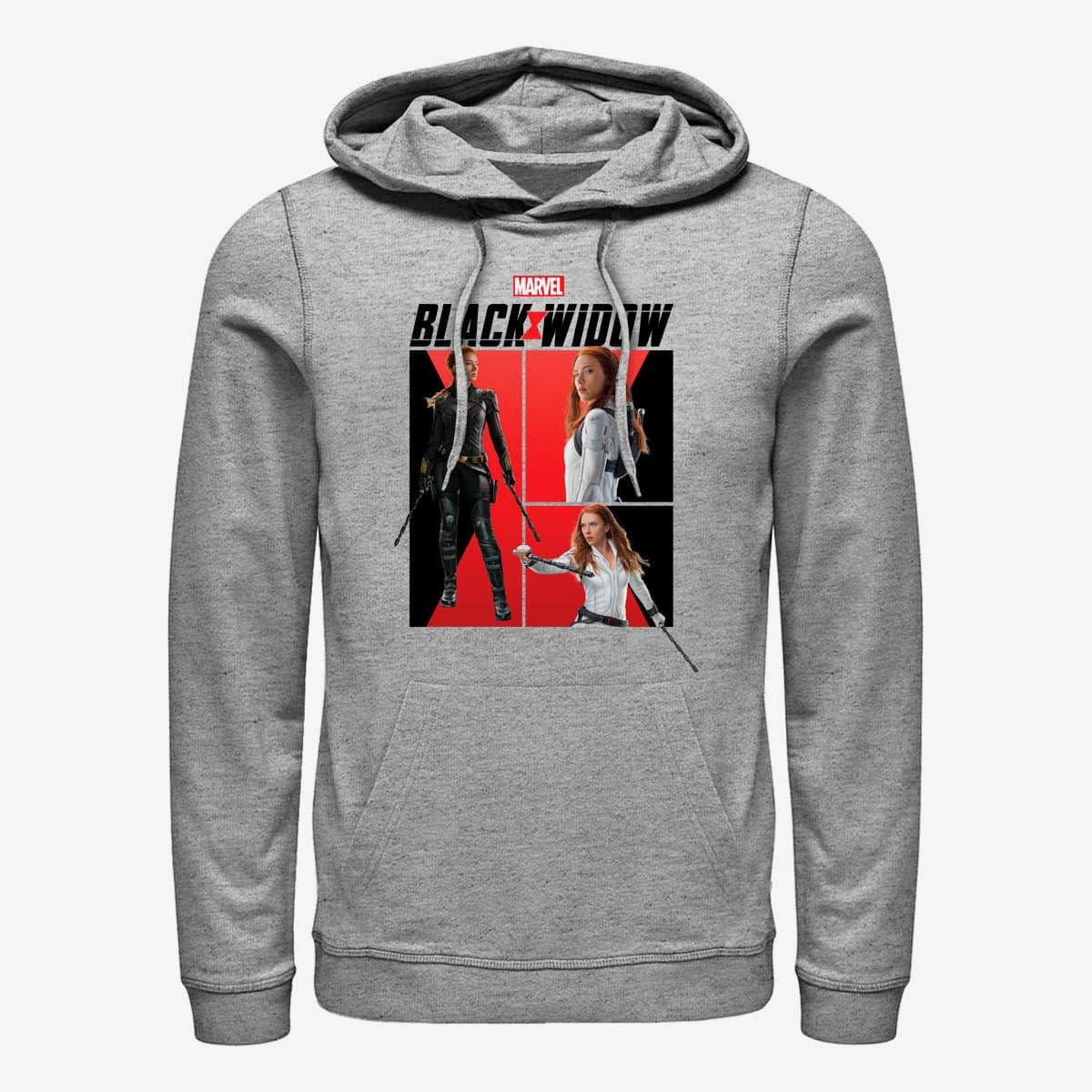 Mikiny Merch Marvel Black Widow - Black Widow Comic Unisex Hoodie Heather Grey