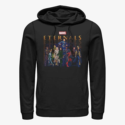 Sudadera Merch Marvel The Eternals - ETERNALS GROUP REPEATING Unisex Hoodie Black