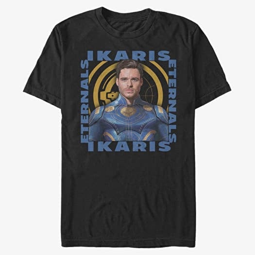 T-shirt Merch Marvel The Eternals - IKARIS HERO BOX Unisex T-Shirt Black