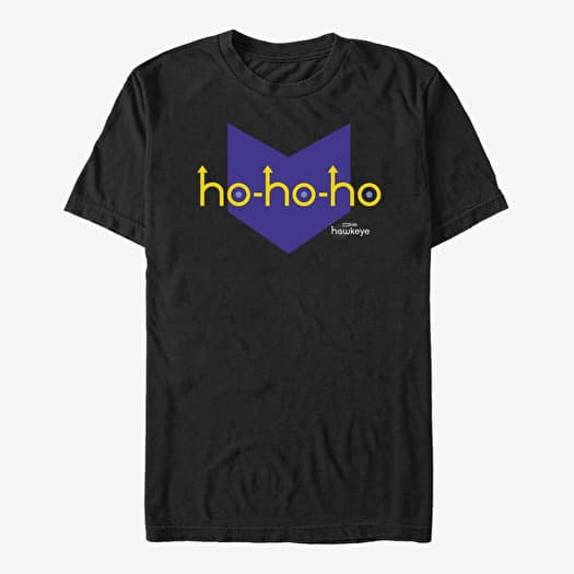 T-shirt Merch Marvel Hawkeye - Hawkeye HoHoHo Logo Unisex T-Shirt Black