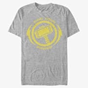 Merch Marvel Avengers Classic - Thor Power Unisex T-Shirt Heather Grey