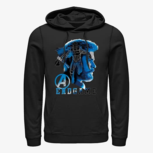 Felpa Merch Marvel Avengers: Endgame - Thor Endgame Silhouette Unisex Hoodie Black