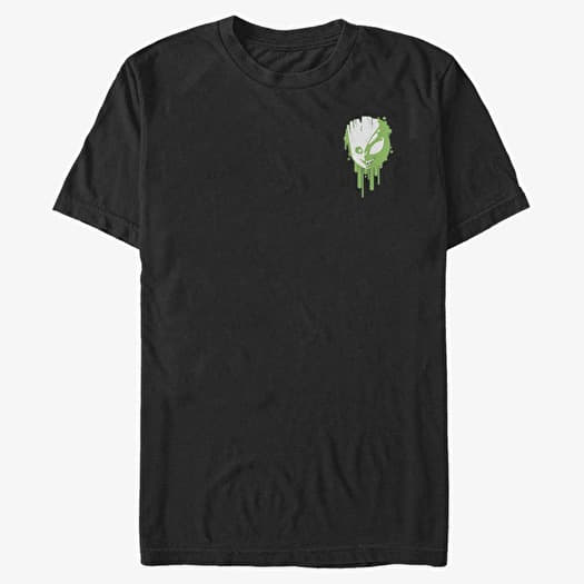 Majica Merch Marvel - Venomized Groot Badge Unisex T-Shirt Black