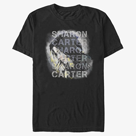 T-shirt Merch Marvel The Falcon and the Winter Soldier - Carter Overlay Unisex T-Shirt Black