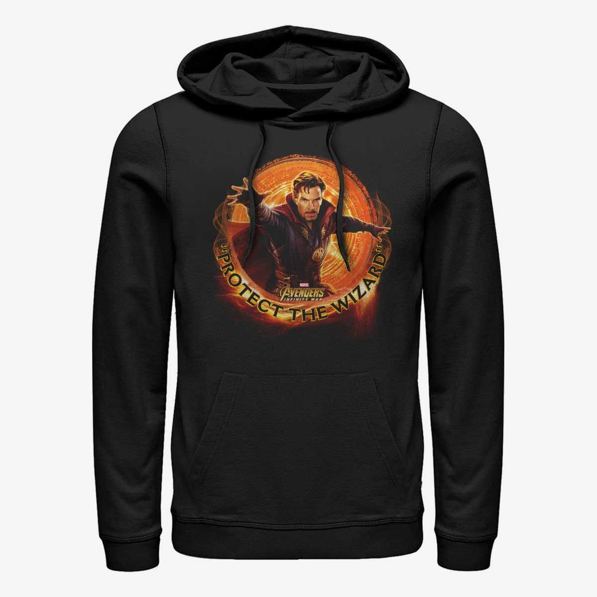 Dukserice Merch Marvel Avengers: Infinity War - Strange Protection Unisex Hoodie Black