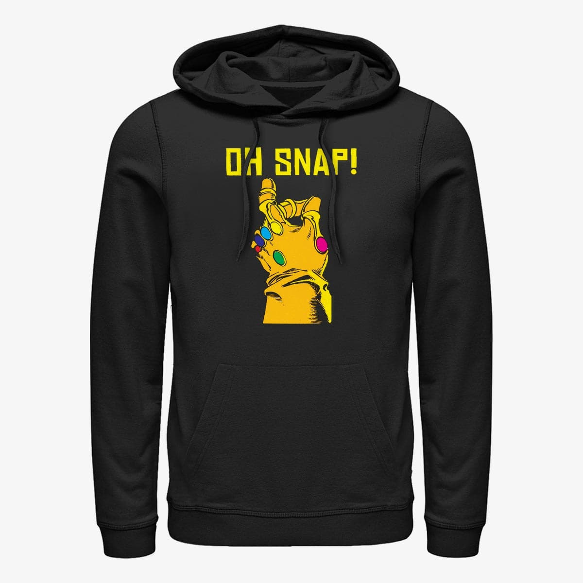 Толстовки та реглани Merch Marvel Avengers Classic - Large Snap Unisex Hoodie Black