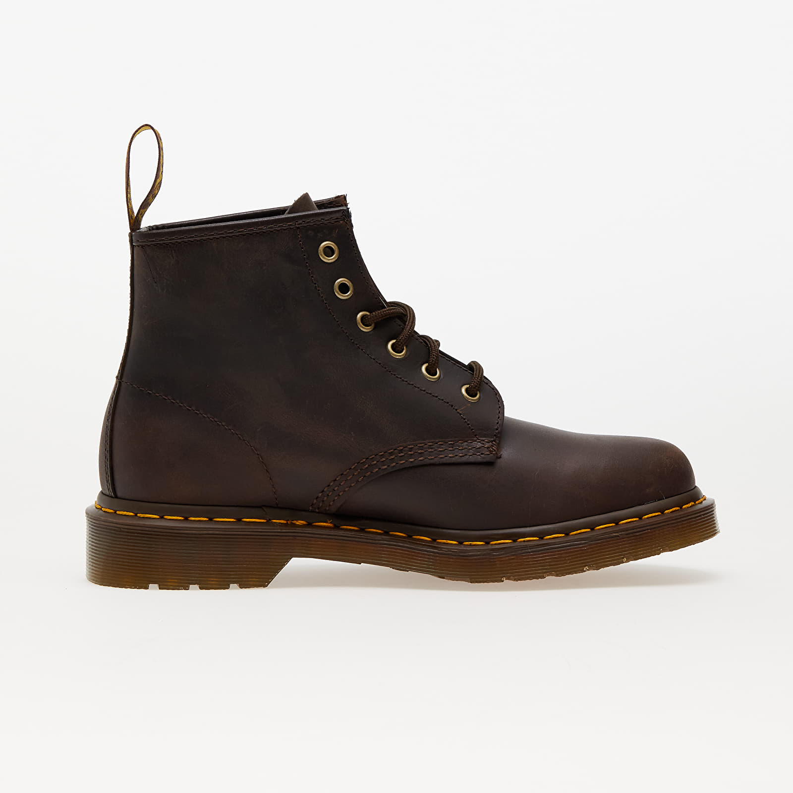 Turnschuhe und Schuhe für Männer Dr. Martens 101 Dark Brown Crazy Horse