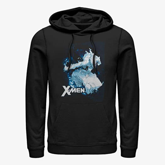 Bluza Merch Marvel X-Men - The Ice Unisex Hoodie Black