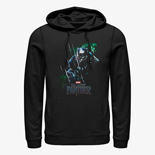 Kampsun Merch Marvel Avengers Classic - Green Panther Unisex Hoodie Black