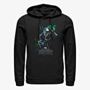 Merch Marvel Avengers Classic - Green Panther Unisex Hoodie Black