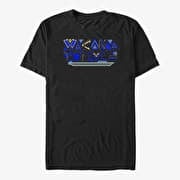 Merch Marvel Black Panther: Wakanda Forever - Wakanda Forever Pattern Unisex T-Shirt Black
