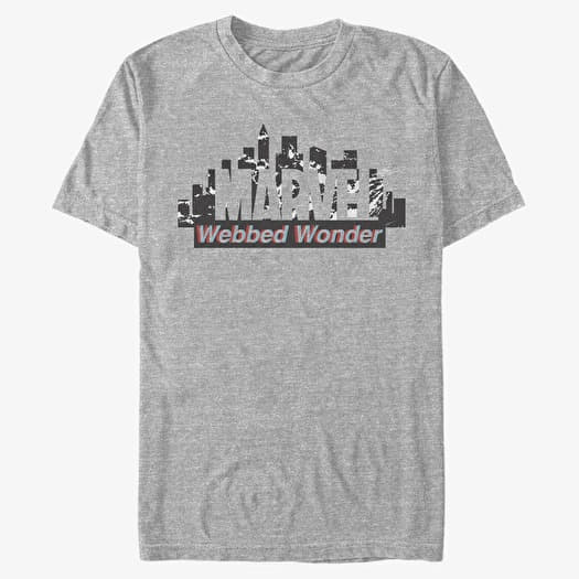 T-shirt Merch Marvel - Webbed Wonder Unisex T-Shirt Heather Grey