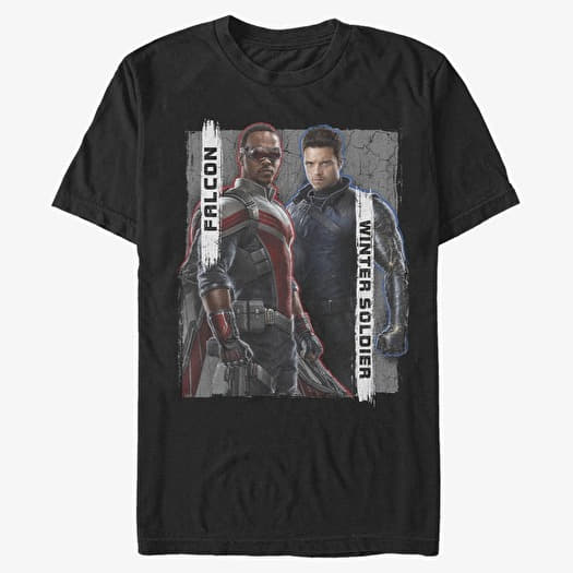 T-shirt Merch Marvel The Falcon and the Winter Soldier - New Team Unisex T-Shirt Black