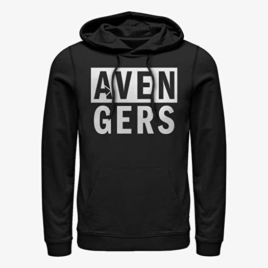 Sweatshirt Merch Marvel Avengers Classic - AVENGERS Icon Unisex Hoodie Black