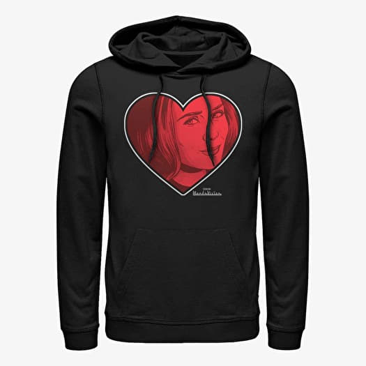 Sweat-shirt Merch Marvel WandaVision - Wanda Love Unisex Hoodie Black