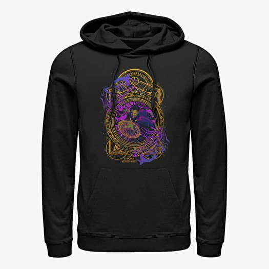 Sweatshirt Merch Marvel Doctor Strange in the Multiverse of Madness - Neon Strange Unisex Hoodie Black