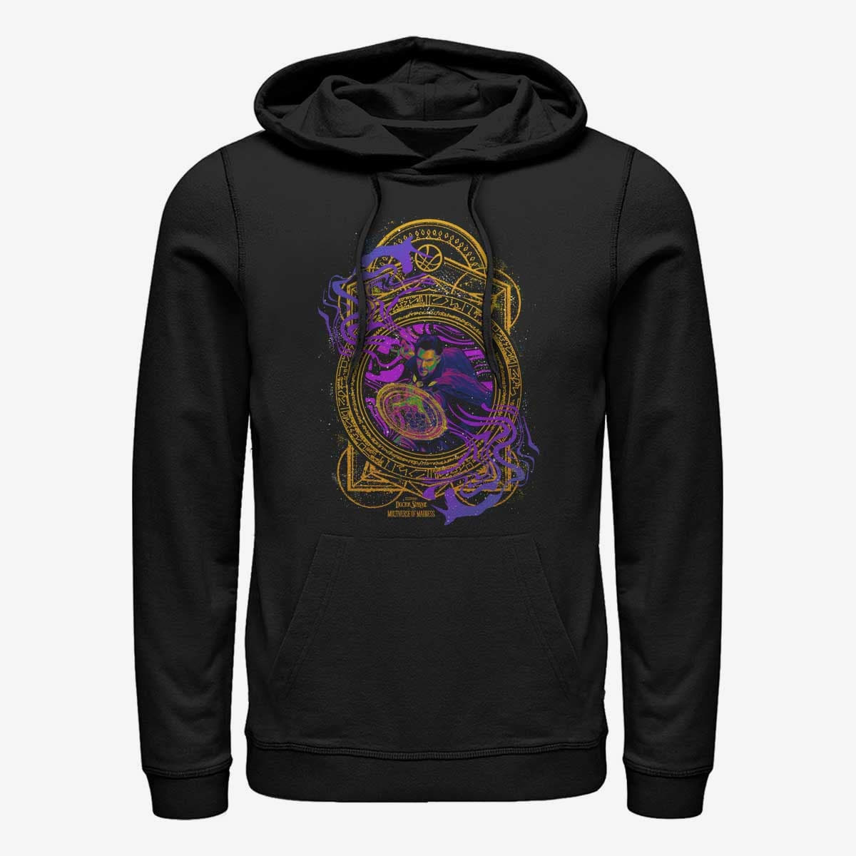Толстовки та реглани Merch Marvel Doctor Strange in the Multiverse of Madness - Neon Strange Unisex Hoodie Black