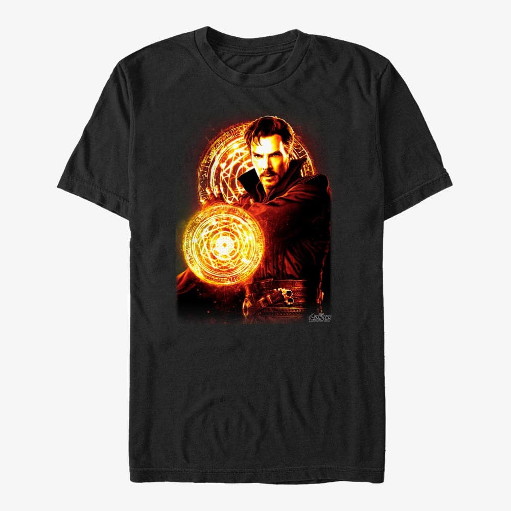 T-shirts Merch Marvel Avengers: Infinity War - Strange Fire Unisex T-Shirt Black