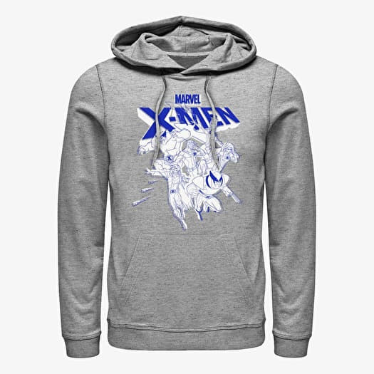 Felpa Merch Marvel X-Men - Xmen offsets Unisex Hoodie Heather Grey