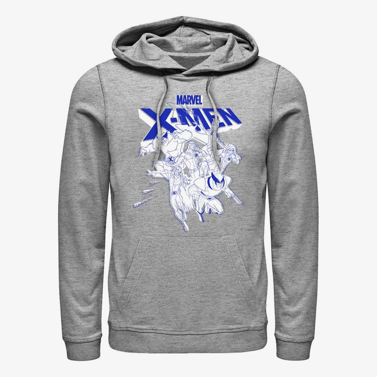 Felpe Merch Marvel X-Men - Xmen offsets Unisex Hoodie Heather Grey