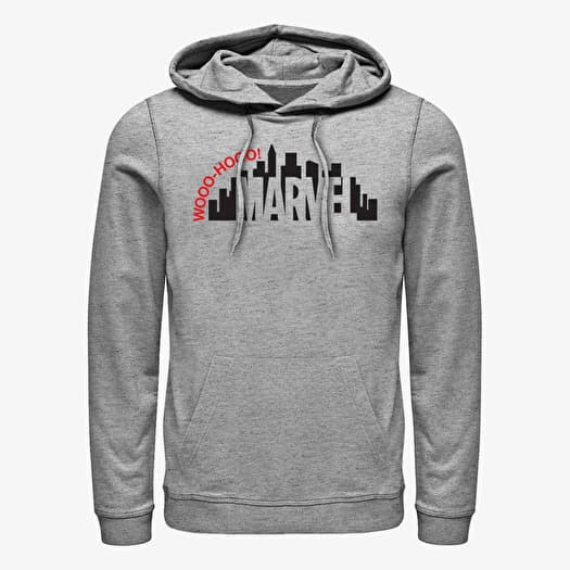 Felpa Merch Marvel Other - Skyline Logo Unisex Hoodie Heather Grey