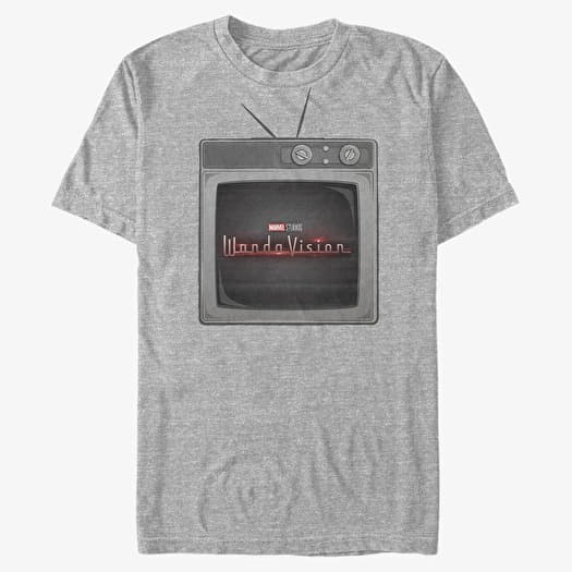 T-shirt Merch Marvel WandaVision - Wanda TV Unisex T-Shirt Heather Grey