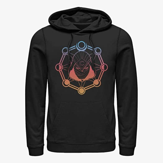 Sweatshirt Merch Marvel Moon Knight - MOON KNIGHT PHASES Unisex Hoodie Black