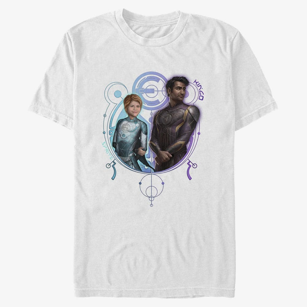 T-shirts Merch Marvel The Eternals - SPRITE KINGO DUO Unisex T-Shirt White