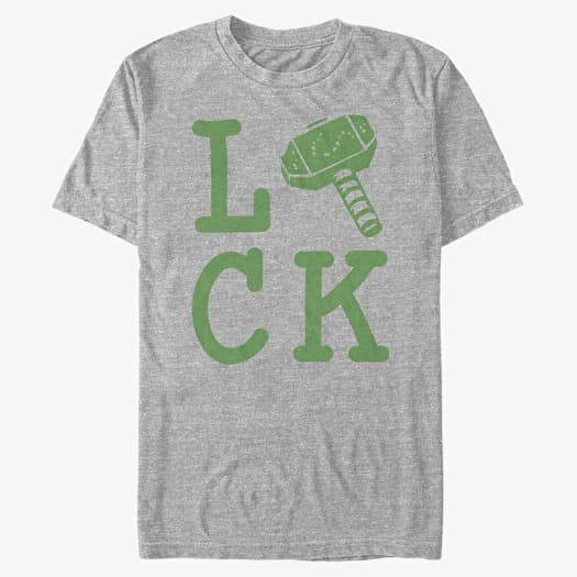 T-shirt Merch Marvel Avengers Classic - God of Luck Unisex T-Shirt Heather Grey