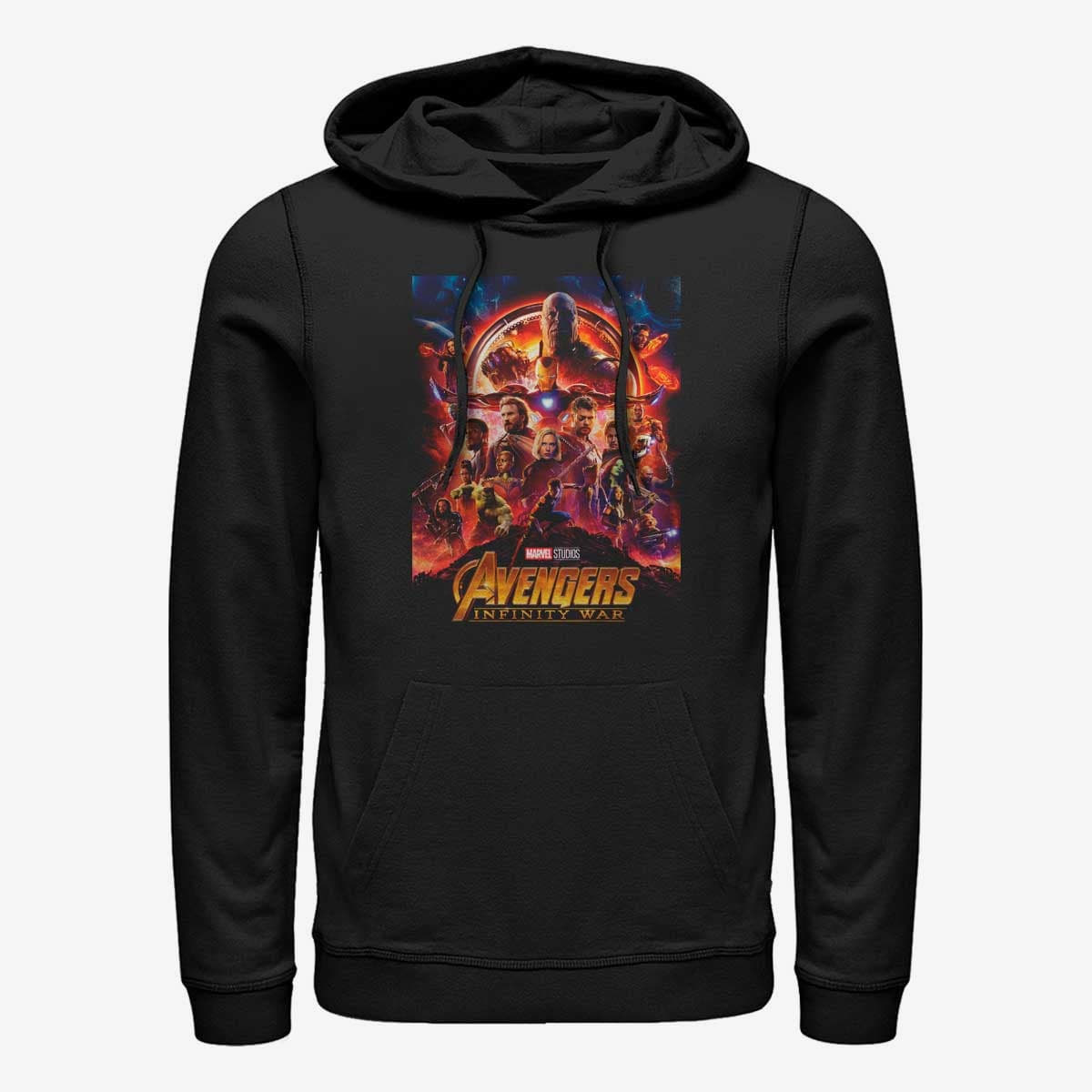 Толстовки та реглани Merch Marvel Avengers: Infinity War - InfinityWar Poster Unisex Hoodie Black