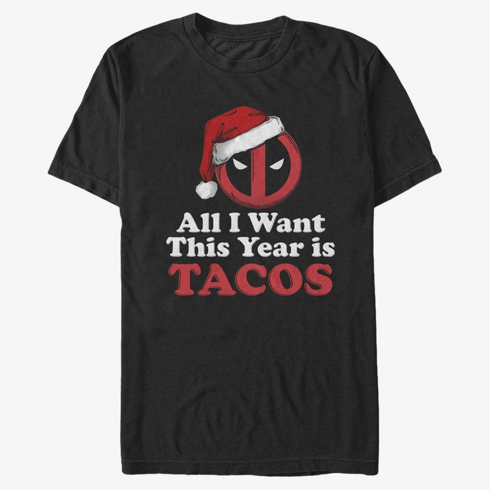 Camisetas Merch Marvel Deadpool - Pool For Tacos Unisex T-Shirt Black