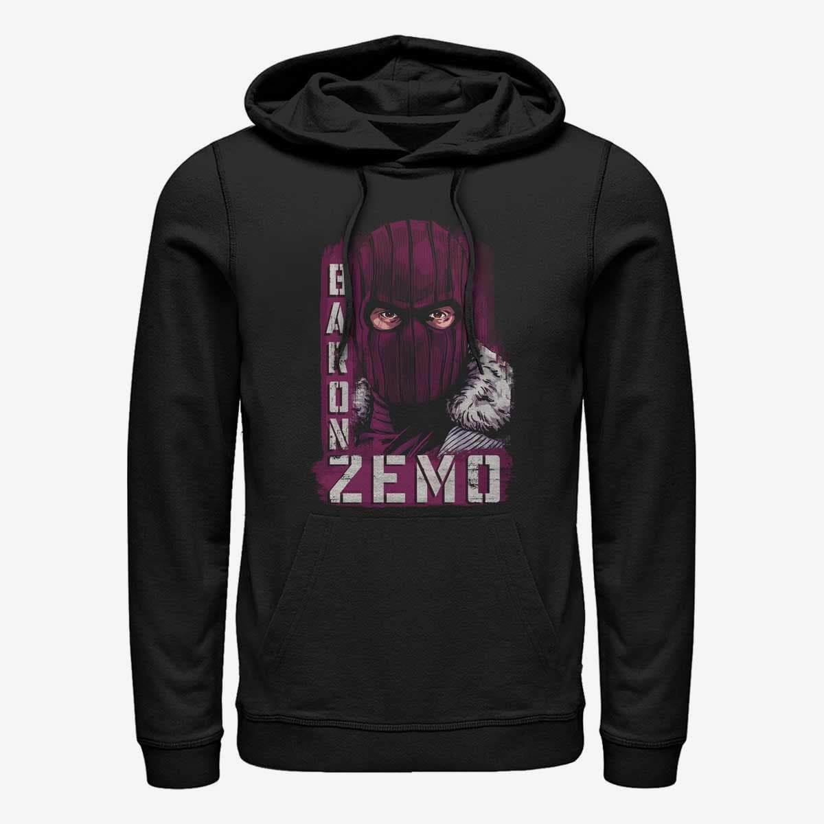 Mikiny Merch Marvel The Falcon and the Winter Soldier - Named Zemo Unisex Hoodie Black