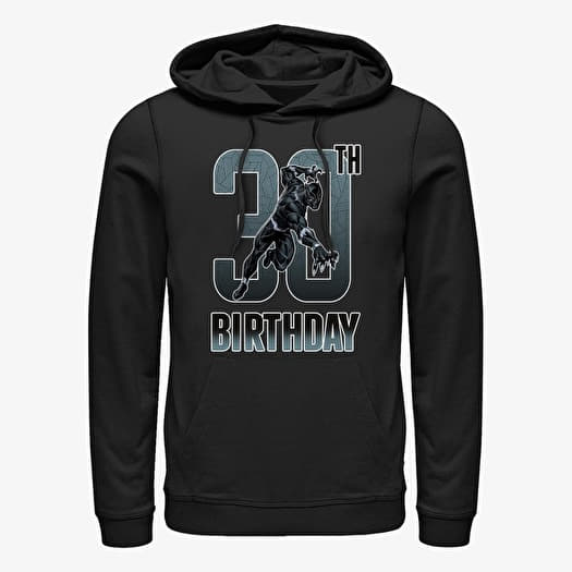 Sweatshirt Merch Marvel Avengers Classic - Black Panther 30th Bday Unisex Hoodie Black