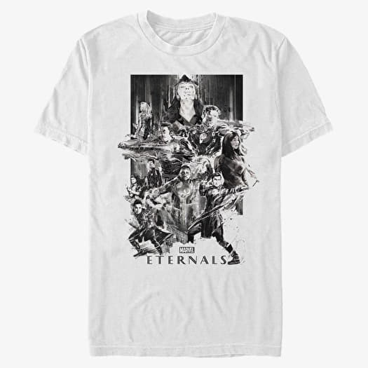 T-shirt Merch Marvel: Eternals - Paint Splattered Unisex T-Shirt White