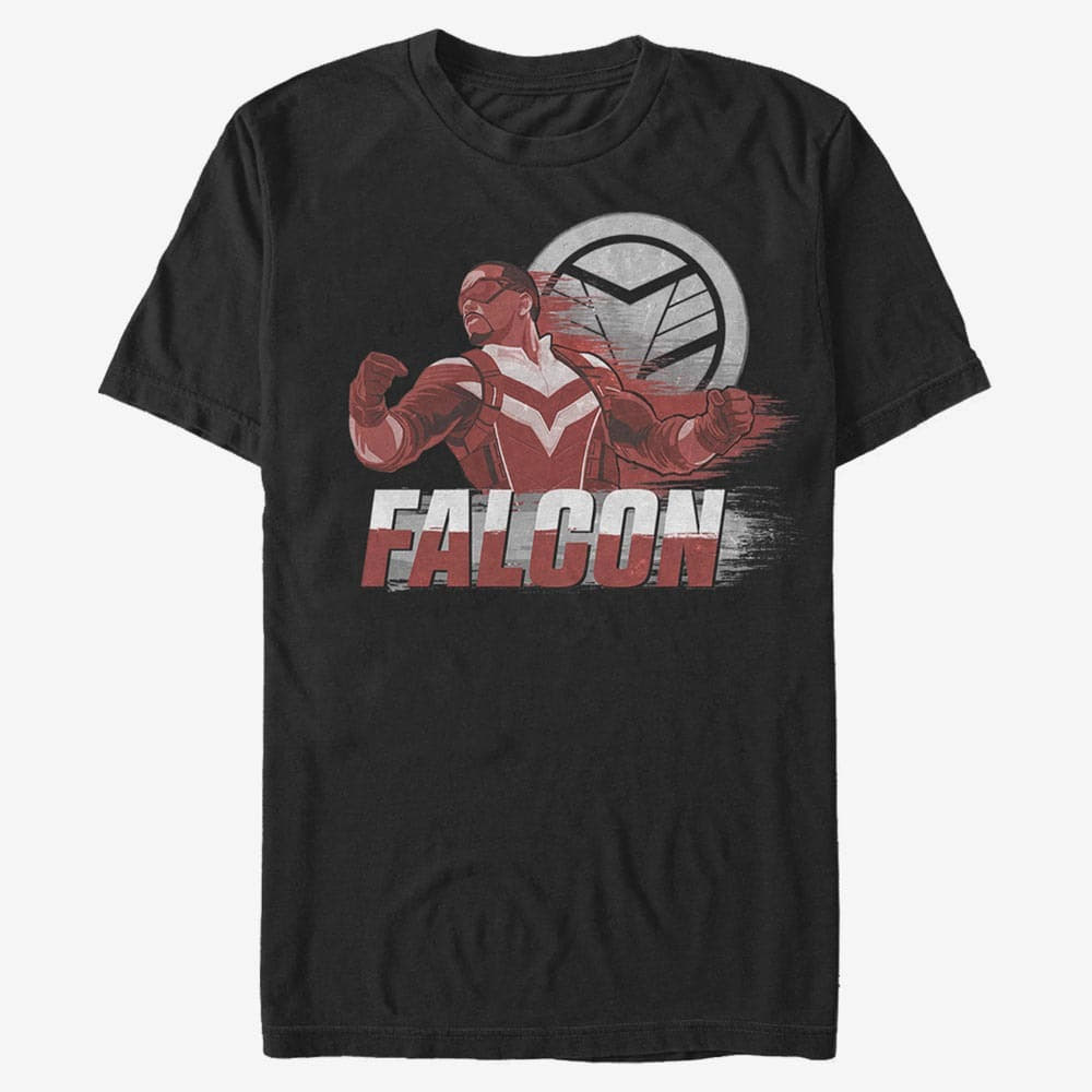T-Shirts Merch Marvel The Falcon and the Winter Soldier - Falcon Speed Unisex T-Shirt Black