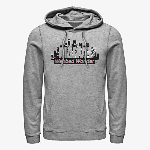 Majica Merch Marvel - Webbed Wonder Unisex Hoodie Heather Grey