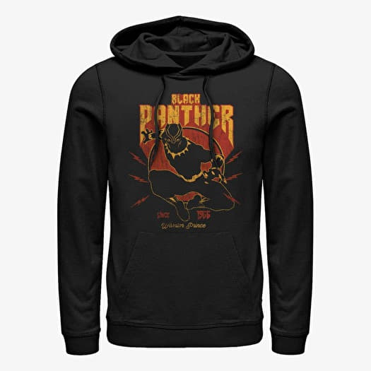 Sweatshirt Merch Marvel Avengers Classic - Lighting Panther Unisex Hoodie Black