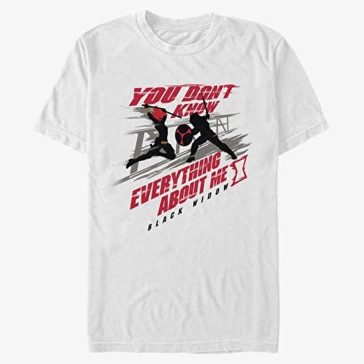 Majica Merch Marvel Black Widow - Widow Secrets Unisex T-Shirt White