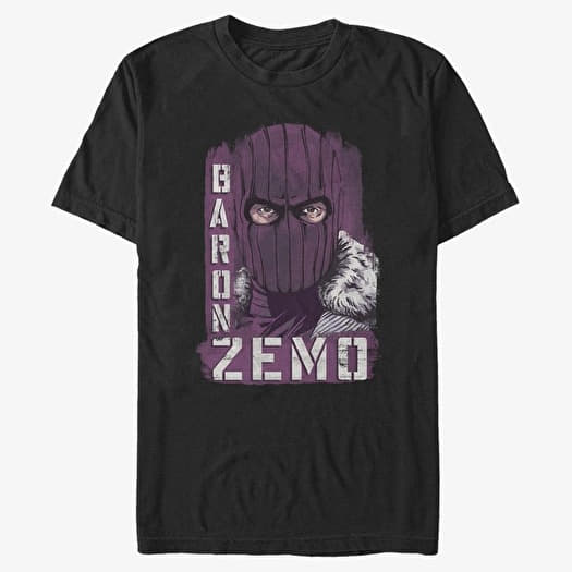 Póló Merch Marvel The Falcon and the Winter Soldier - Named Zemo Unisex T-Shirt Black