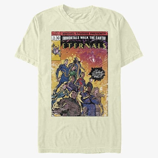 Μπλουζάκι Merch Marvel The Eternals - VINTAGE STYLE COMIC COVER Unisex T-Shirt Natural