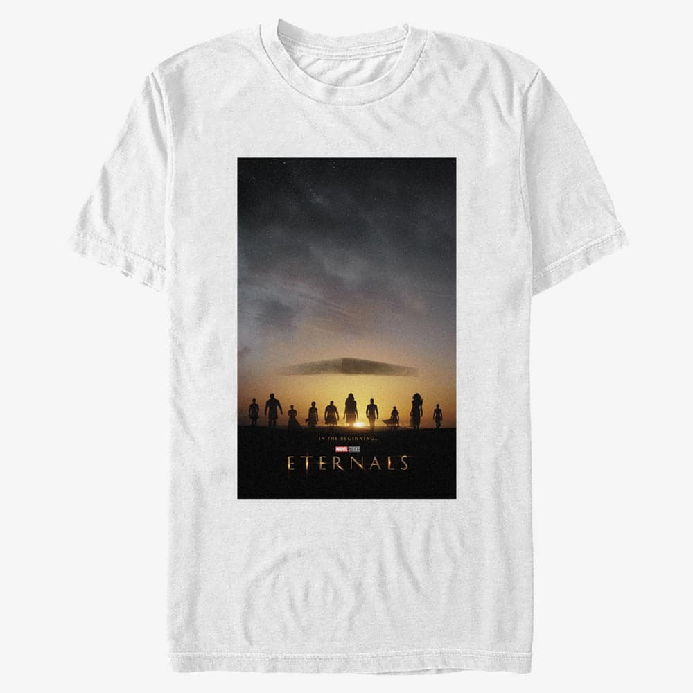 T-Shirts Merch Marvel: Eternals - Eternals Poster Unisex T-Shirt White