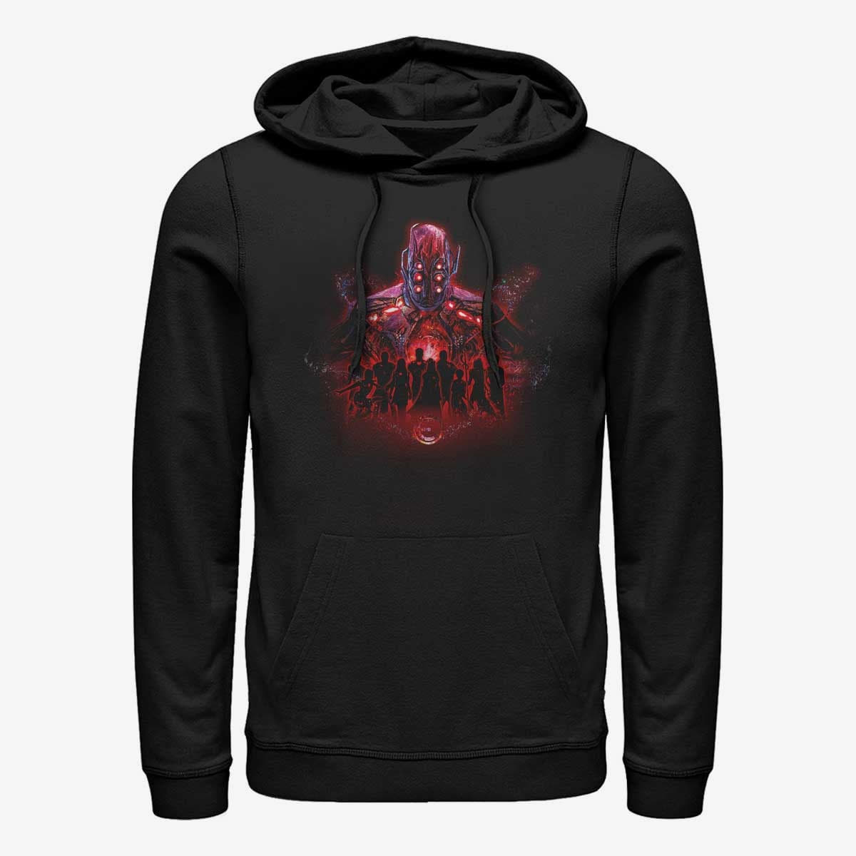 Hoodies and sweatshirts  Merch Marvel The Eternals - Red Eternals Unisex Hoodie Black