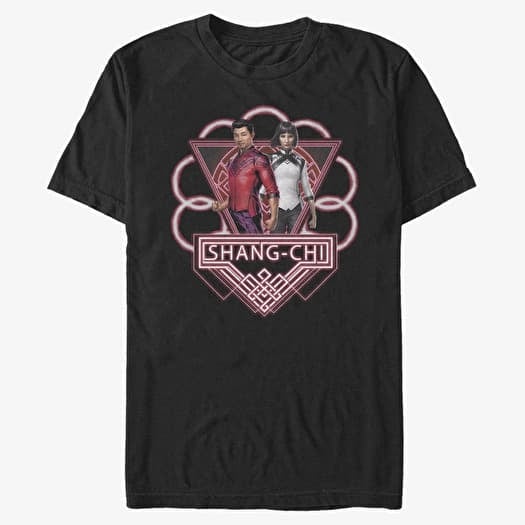 Tričko Merch Marvel Shang-Chi - Shang-Chi and Xialing Unisex T-Shirt Black