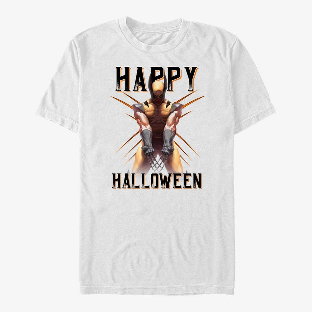 majice kratkih rukava Merch Marvel X-Men - Wolverine Halloween Unisex T-Shirt White