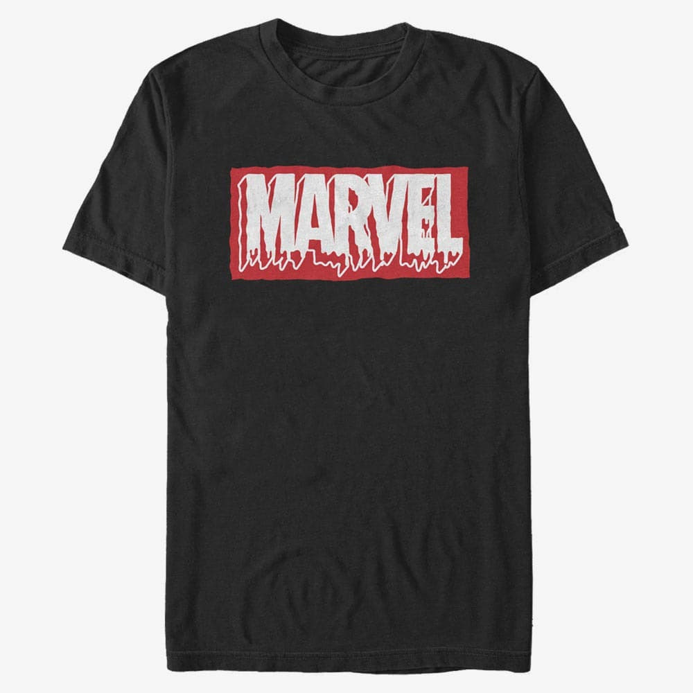 T-Shirts Merch Marvel Other - Marvel Drip Filled Unisex T-Shirt Black