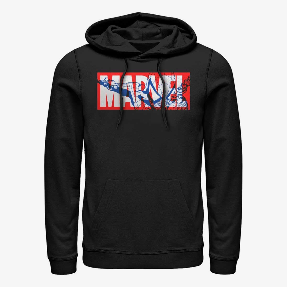 Dukserice Merch Marvel Spider-Man Classic - Spider Marvel Unisex Hoodie Black