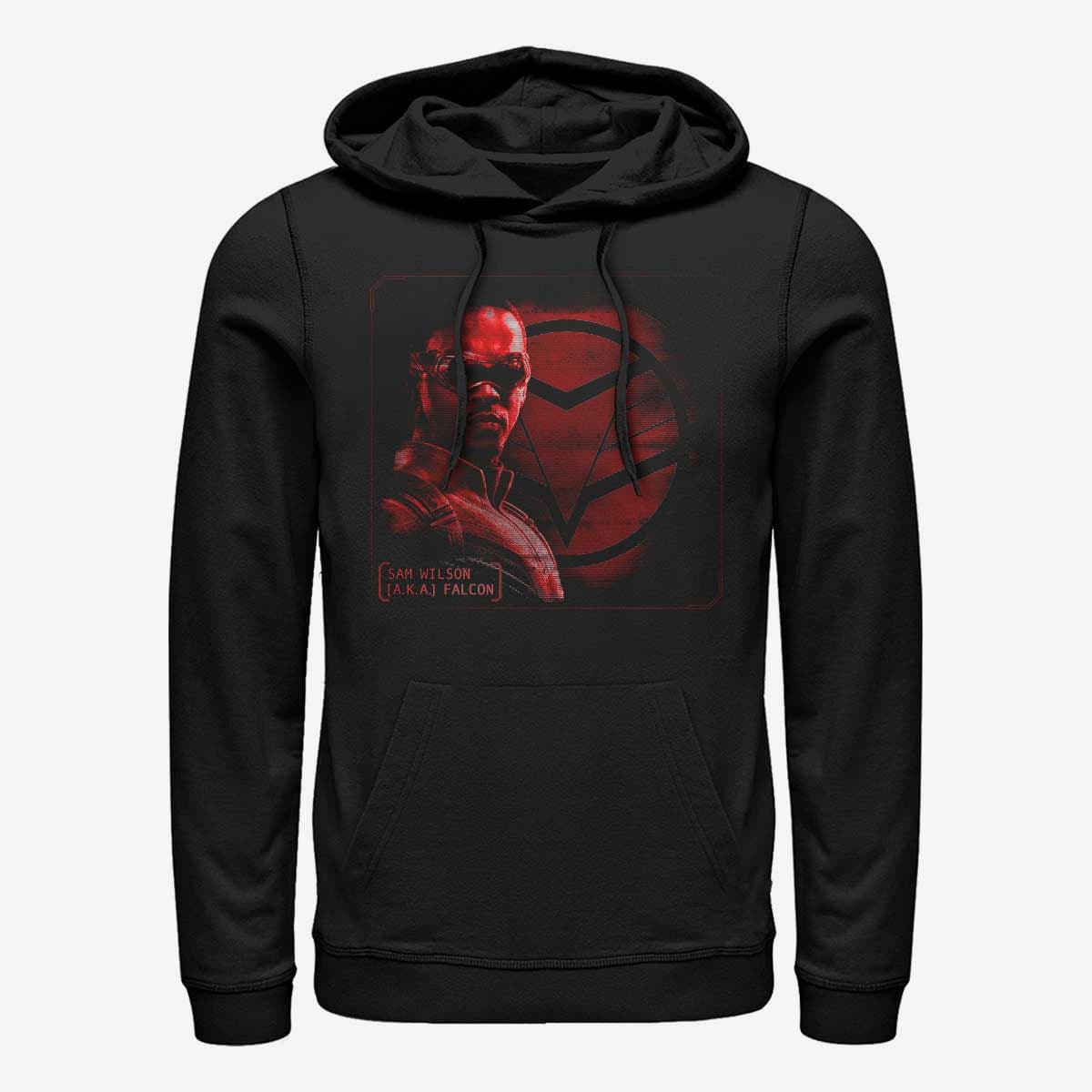 Sweatshirts Merch Marvel The Falcon and the Winter Soldier - Falcon Profile Unisex Hoodie Black