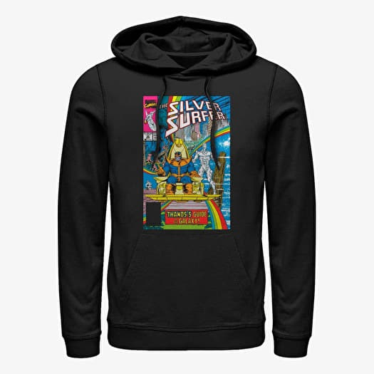 Majica Merch Marvel Avengers Classic - Thanos Galaxy Guide Unisex Hoodie Black