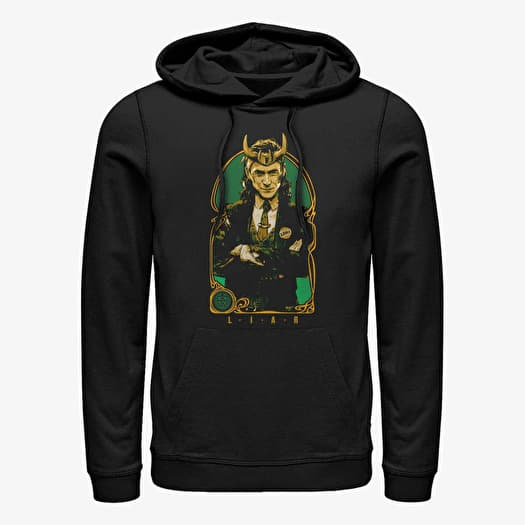 Pulóver Merch Marvel Loki - LIAR Unisex Hoodie Black